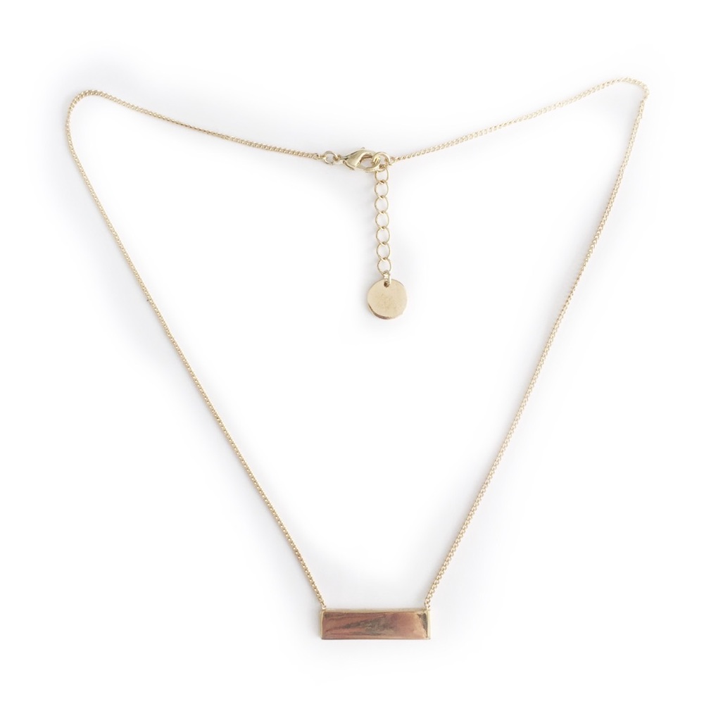BCBGENERATION DAINTY NECKLACE BOHO GOLD PLATED